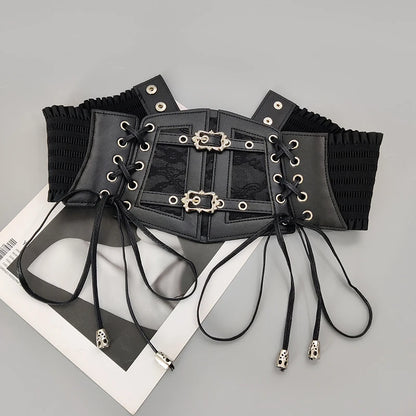 Plus Size Lace Stretch Corset Belt