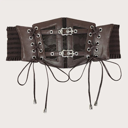 Plus Size Lace Stretch Corset Belt